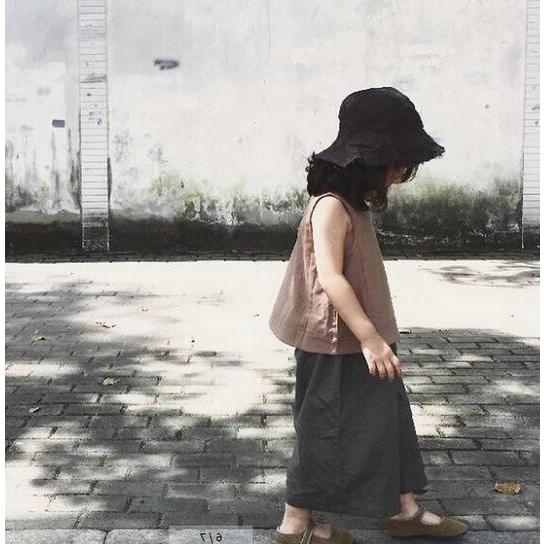 セットアップ Tシャツ パンツ ワイドパンツ セット 女の子 子供服 キッズ ２点セット カジュアル ラウンドネック ノースリーブ 夏 可愛い おしゃ | plusnao | 02