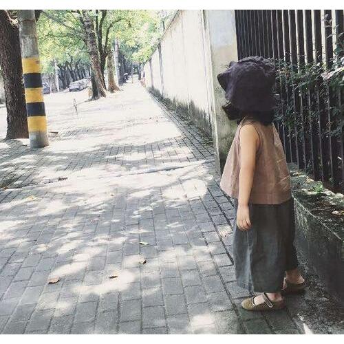 セットアップ Tシャツ パンツ ワイドパンツ セット 女の子 子供服 キッズ ２点セット カジュアル ラウンドネック ノースリーブ 夏 可愛い おしゃ | plusnao | 03