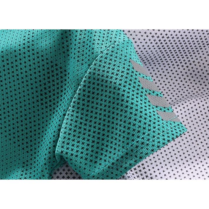 セットアップ 上下 2点セット キッズ ジュニア スポーツウェア 子供用 男の子 女の子 メッシュ 通気性 トップス ボトムス Tシャツ 半袖 ラウン | plusnao | 11