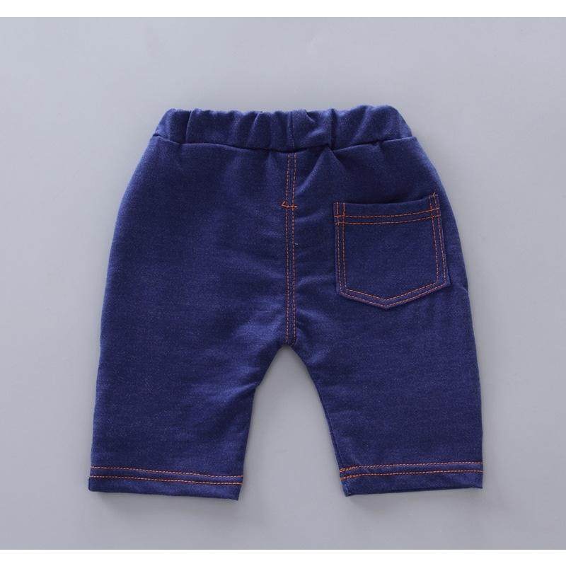 セットアップ 上下セット Tシャツ ズボン キッズ ベビー 子供服 シャツ 男の子 女の子 こども 半袖 ジーンズ デニム調 クルーネック 可愛い お | ブランド登録なし | 11