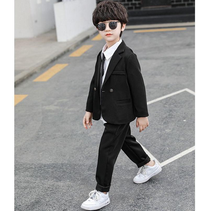 plusnao スーツ セットアップ 上下セット 子供服 キッズ 男の子