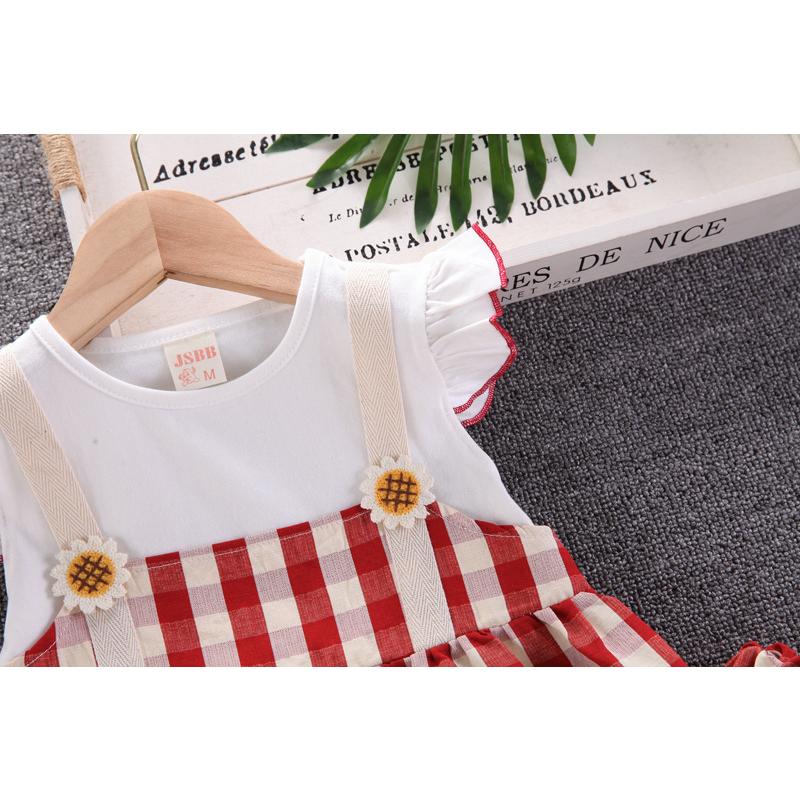 POPPY　チュニック、ハーフパンツ　セット売り セール50％OFF】小花柄スモッキングチュニック×ブルマー上下