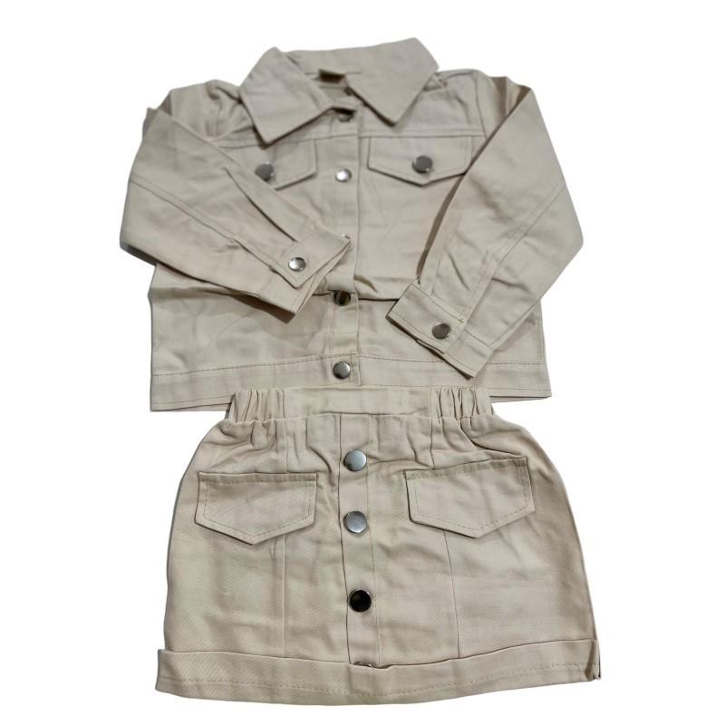 plusnao セットアップ 上下セット ジャケット スカート 2点セット