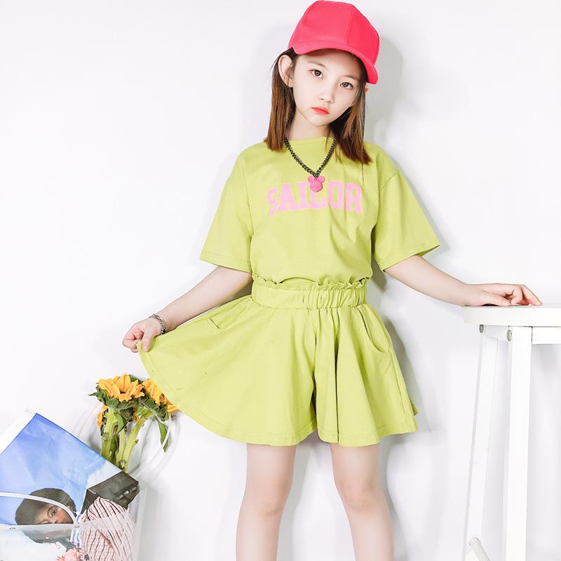 セットアップ 半袖Tシャツ キュロットスカート ショートパンツ 女の子 