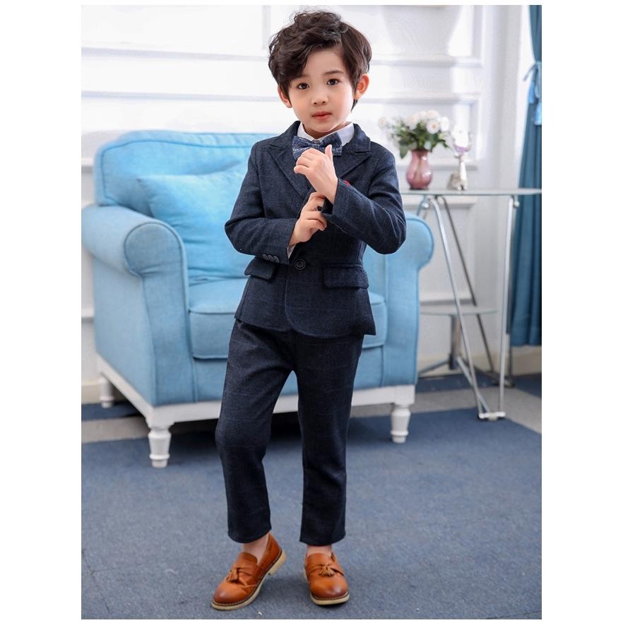 スーツ 3点セット キッズ 子供服 男の子 ジャケット ブレザー ベスト