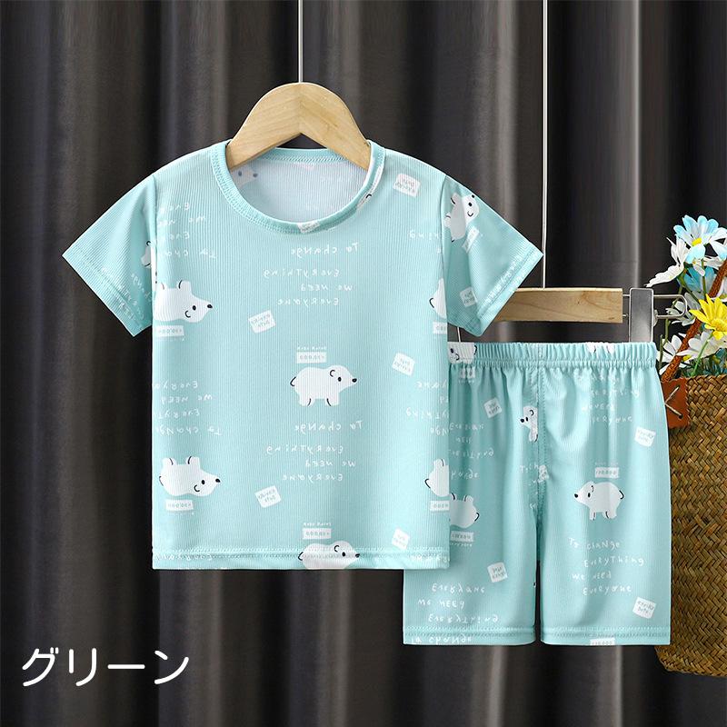 セットアップ Tシャツ ショートパンツ キッズ ベビー 男の子 女の子 半袖 半ズボン 短パン 子供服 通気性 夏 かわいい | plusnao | 12