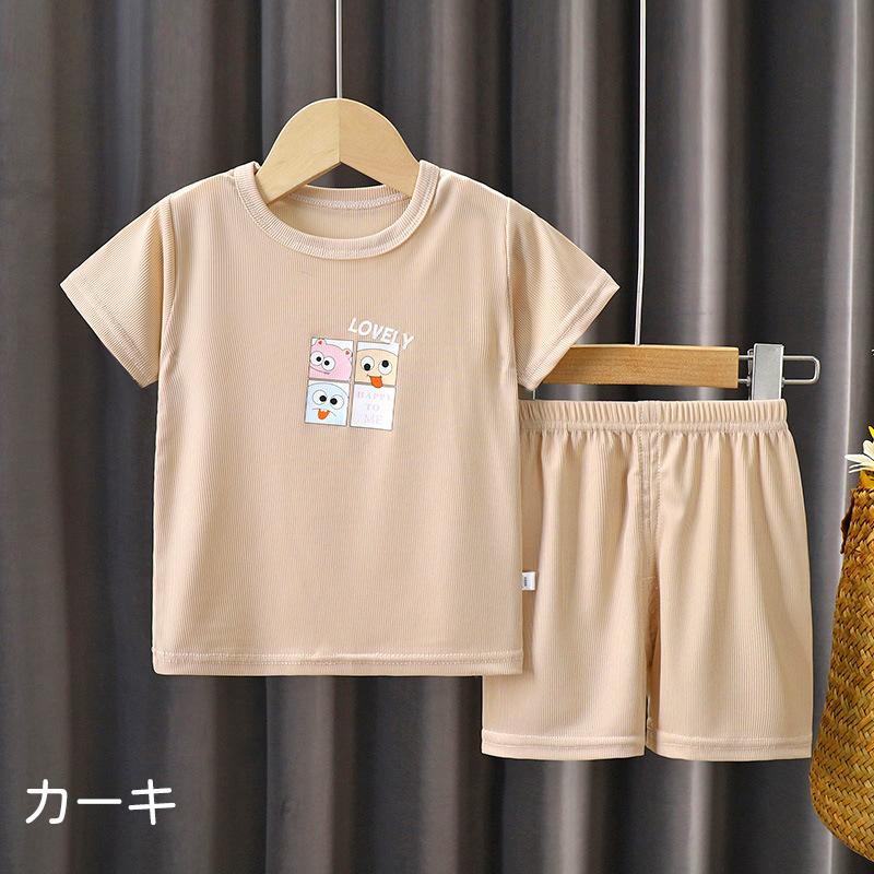 セットアップ Tシャツ ショートパンツ キッズ ベビー 男の子 女の子 半袖 半ズボン 短パン 子供服 通気性 夏 かわいい | plusnao | 02