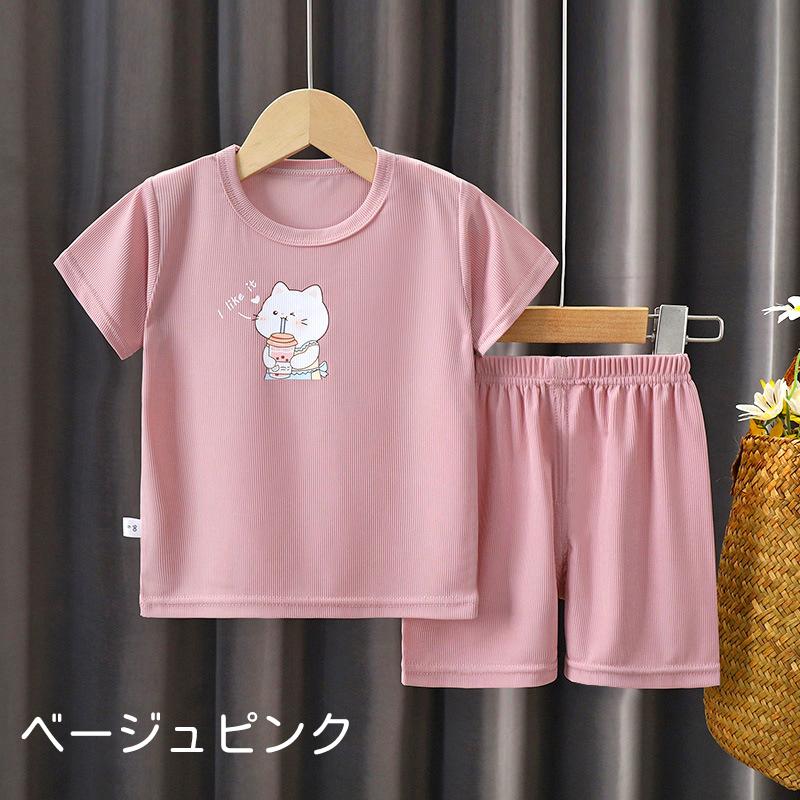 セットアップ Tシャツ ショートパンツ キッズ ベビー 男の子 女の子 半袖 半ズボン 短パン 子供服 通気性 夏 かわいい | plusnao | 05