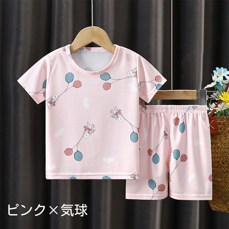 セットアップ Tシャツ ショートパンツ キッズ ベビー 男の子 女の子 半袖 半ズボン 短パン 子供服 通気性 夏 かわいい | plusnao | 08