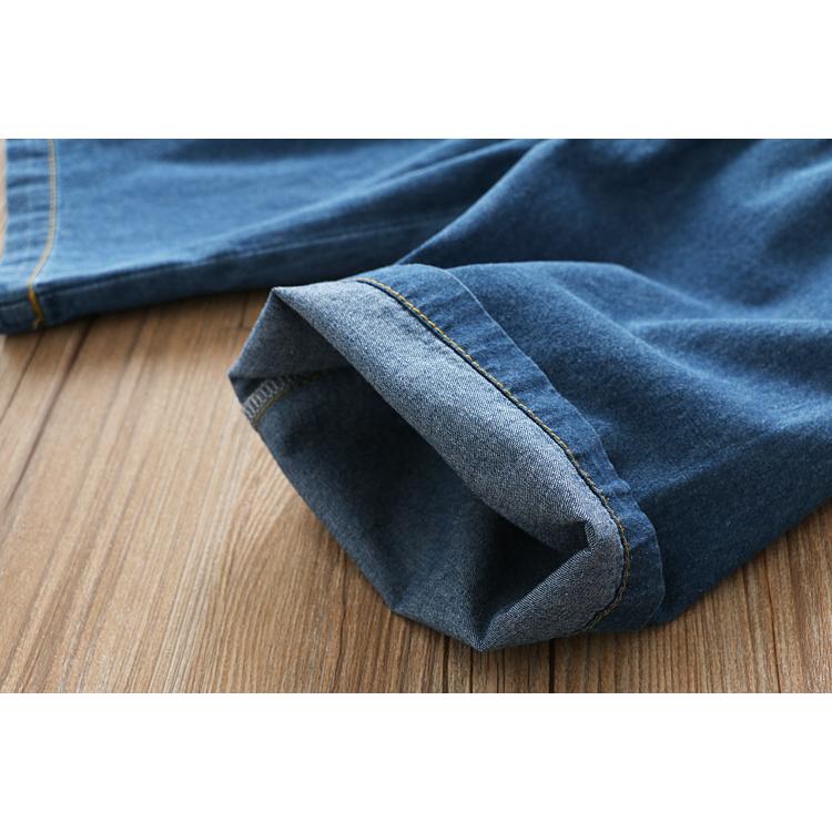 セットアップ 上下セット キッズ 子供服 女の子 キャミソール デニムパンツ トップス ボトムス フリル 7分丈 半端丈パンツ ジーパン ジーンズ カ | plusnao | 13