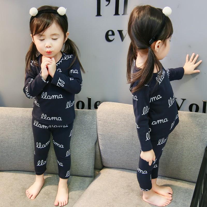 パジャマ ルームウェア キッズパジャマ 2点セット セット トップス カットソー ボトムス ズボン 子供服 キッズ服 女の子 長袖 ラウンドネック 長 プラスナオ Paypayモール店 通販 Paypayモール
