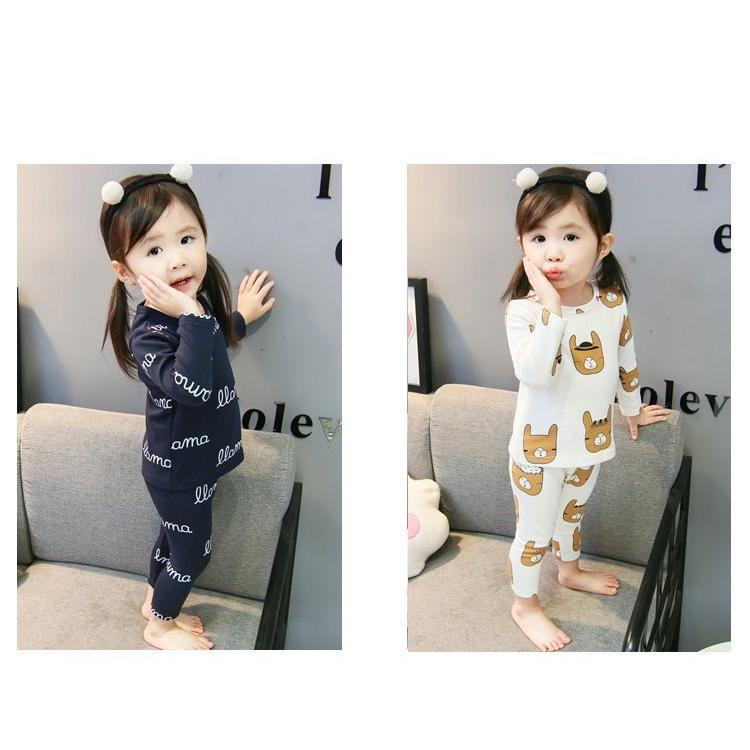 パジャマ ルームウェア キッズパジャマ 2点セット セット トップス カットソー ボトムス ズボン 子供服 キッズ服 女の子 長袖 ラウンドネック 長 プラスナオ Paypayモール店 通販 Paypayモール