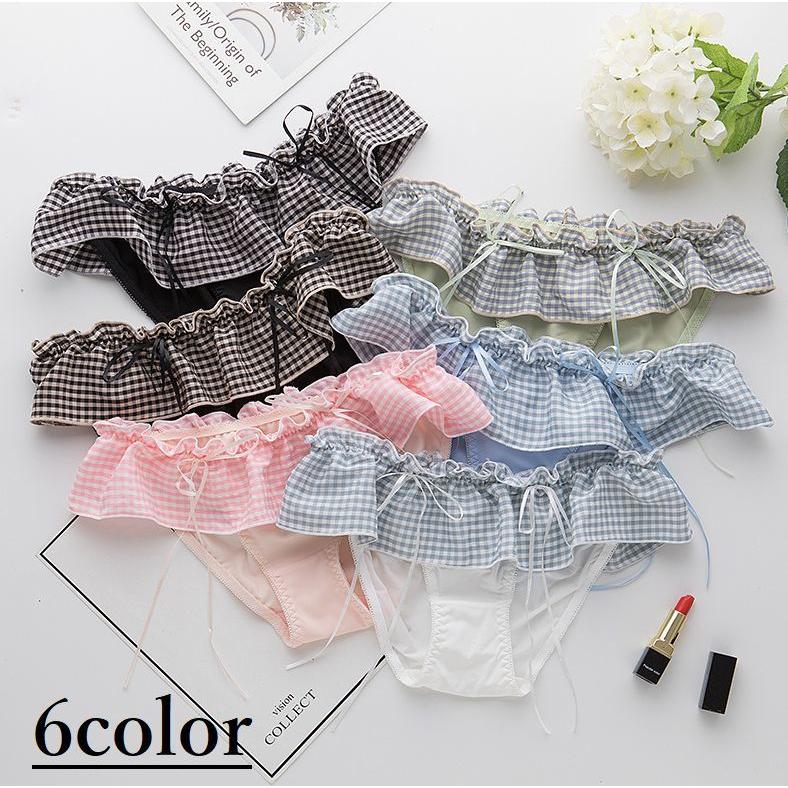 スタンダードショーツ レディース パンツ パンティー 女性下着 フリル リボン チェック柄 かわいい おしゃれ 大人可愛い プラスナオ Paypayモール店 通販 Paypayモール
