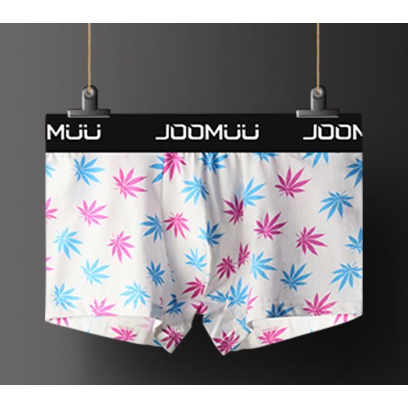 ボクサーパンツ 単品 ショーツ メンズ 紳士 男性用 下着 インナー アンダーウェア 立体 紅葉 葉っぱ リーフ ウエストロゴ 英字 カジュアル おし プラスナオ Paypayモール店 通販 Paypayモール