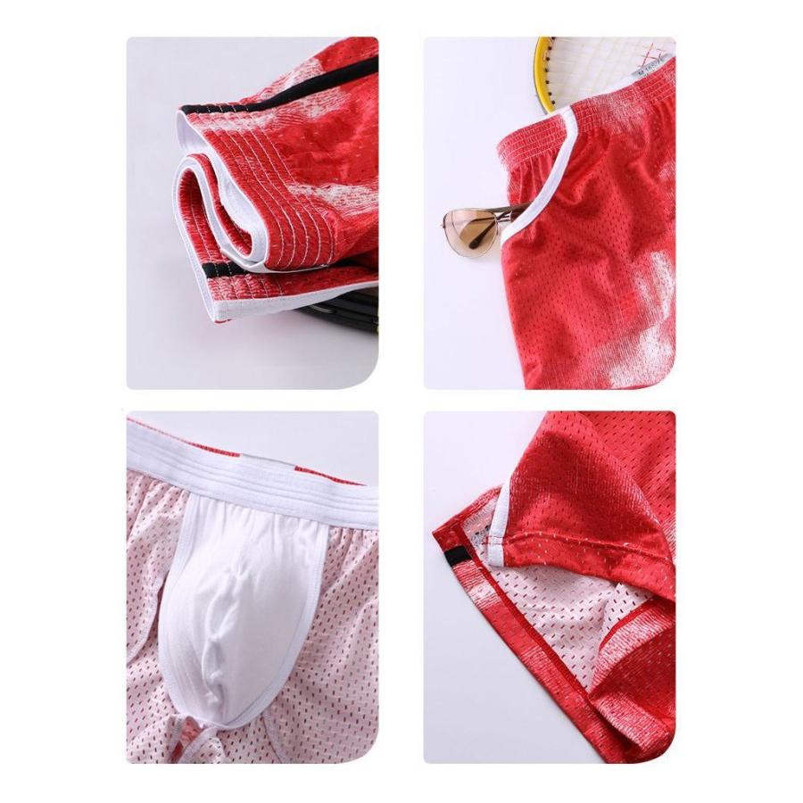 plusnao トランクス メンズ 男性下着 パンツ 薄手 メッシュ 通気