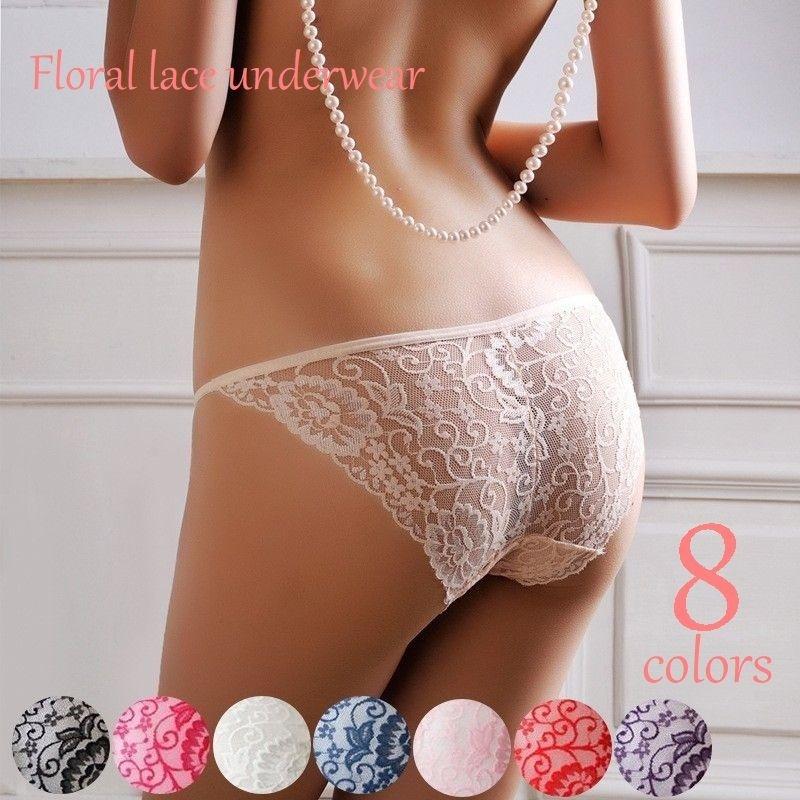 plusnao ショーツ サイドストリング レディース パンティ 刺繍