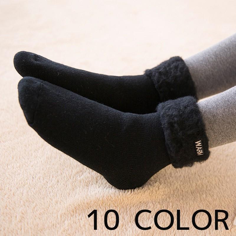 靴下 ソックス ショートソックス ルームソックス 起毛靴下 折り返し ベルベット モコモコ 暖かい 厚手 秋 冬 レディース 刺繍 Warm シンプル プラスナオ Paypayモール店 通販 Paypayモール