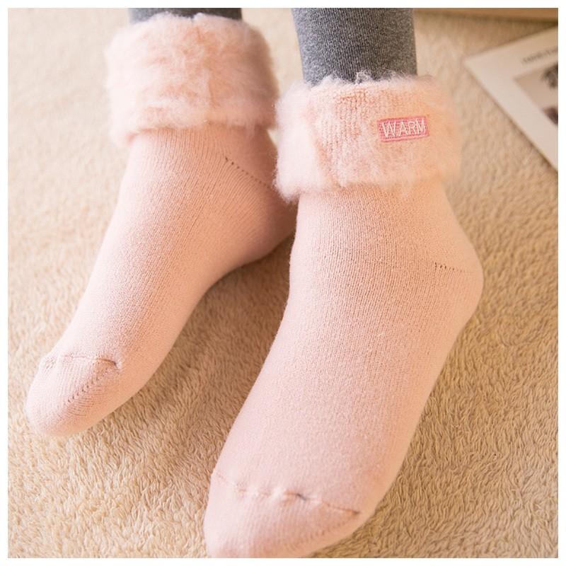 靴下 ソックス ショートソックス ルームソックス 起毛靴下 折り返し ベルベット モコモコ 暖かい 厚手 秋 冬 レディース 刺繍 Warm シンプル プラスナオ Paypayモール店 通販 Paypayモール