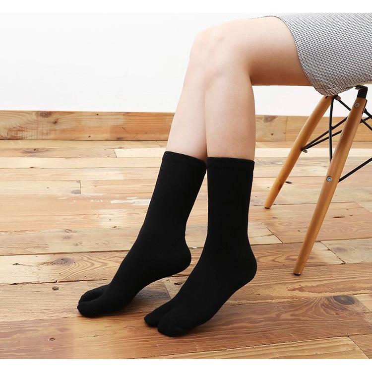 ユンナ様 リクエスト 2点 まとめ商品&サービス靴下1足 plusnao 足袋ソックス クルーソックス レディース 靴下 くつ下 2本指