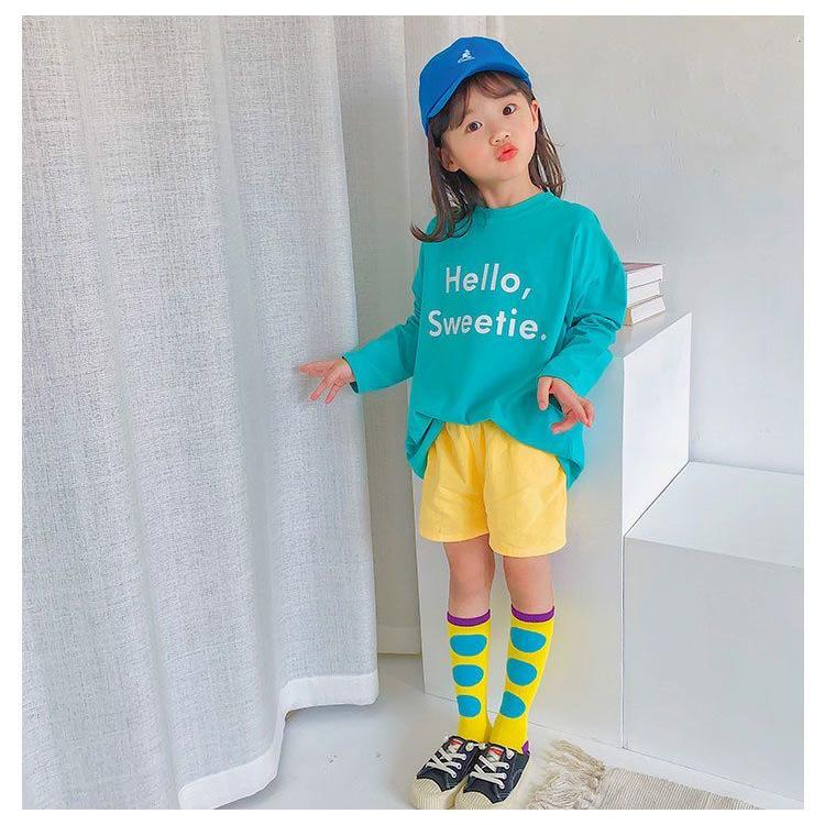 当店限定販売 ハイソックス キッズ 子供 靴下 くつ下 ポップ カジュアル キュート かわいい おしゃれ お出かけ 普段使い 男の子 女の子 Gestoci Ci