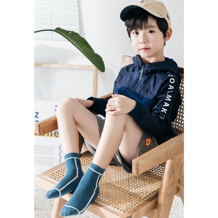 靴下 クルーソックス 5足セット 子供用 キッズ ベビー 男の子 女の子 くつ下 シンプル ライン イラスト かわいい おしゃれ お出かけ 普段使い プラスナオ Paypayモール店 通販 Paypayモール