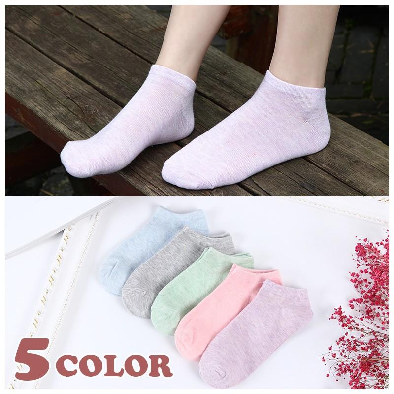 靴下 ソックス パステル パステルカラー レディース 女性用 可愛い シンプル 無地 綿 くるぶし ショートソックス くつした プラスナオ Paypayモール店 通販 Paypayモール