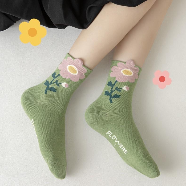 plusnao（プラスナオ） クルーソックス 4足セット 4種セット キッズ