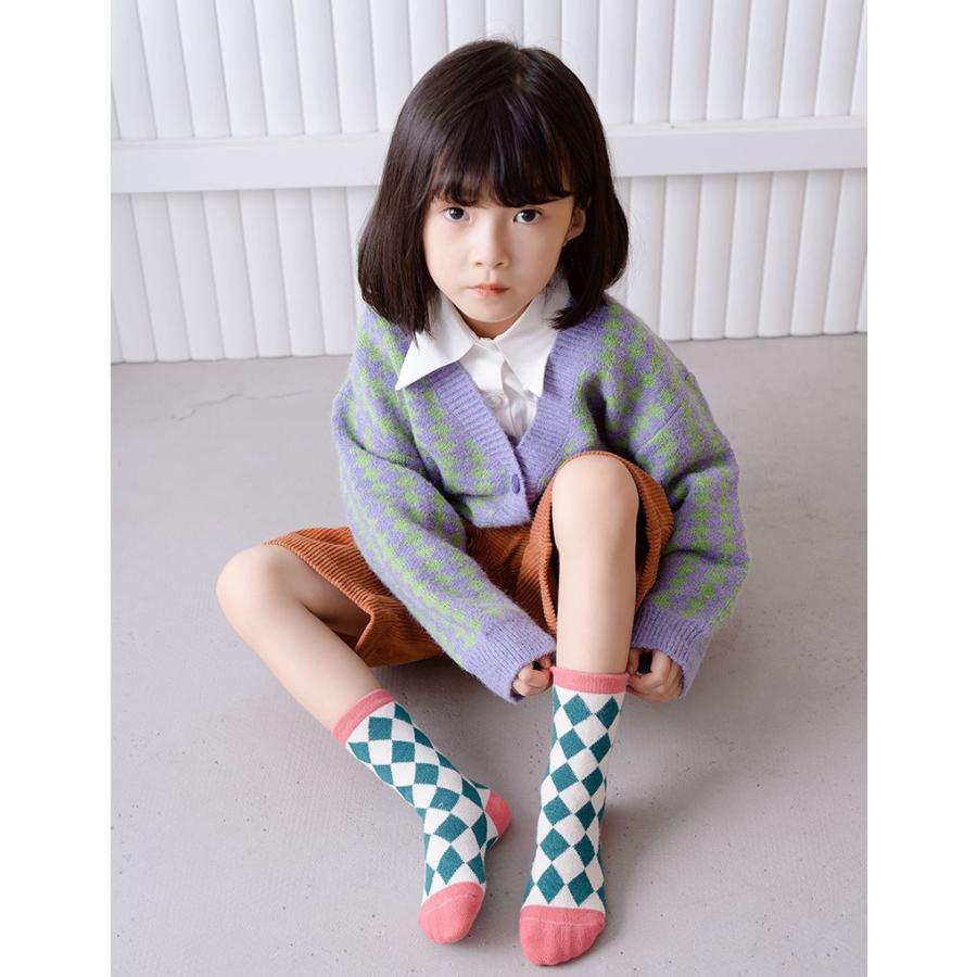plusnao クルーソックス 3足セット キッズ ジュニア 子供用