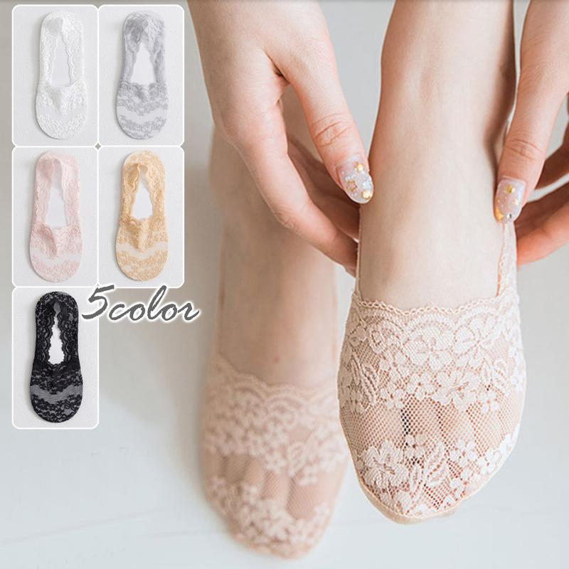 フットカバー カバーソックス 靴下 くつ下 レディース 女性用 花柄 レース シースルー 透け感 おしゃれ かわいい パンプス インナー 深履き きれ Sox 930 プラスナオyahoo 店 通販 Yahoo ショッピング