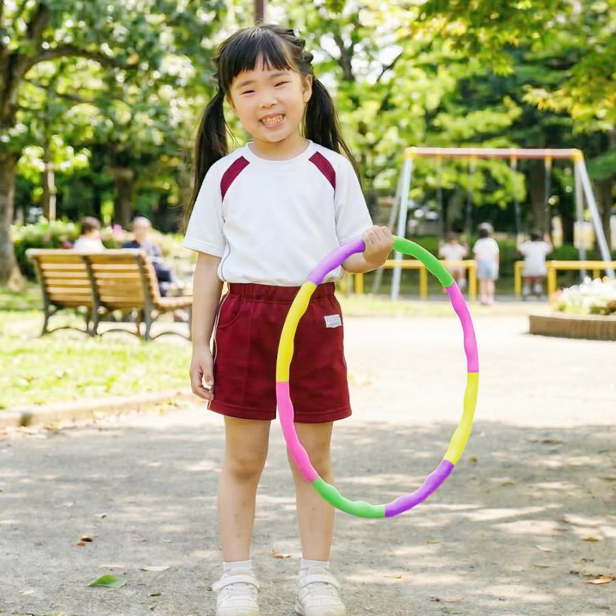 フラフープ 子供用 キッズ ジュニア 63.5cm ミニサイズ 組み立て式