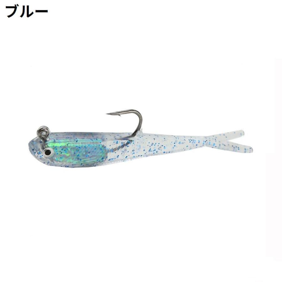 ソフトルアー 1セット 計10個 小魚ワーム ミノー 疑似餌 偽エサ 釣り具
