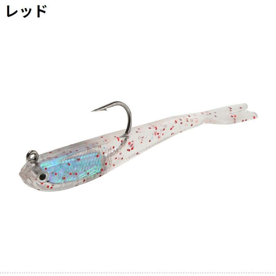 ソフトルアー 1セット 計10個 小魚ワーム ミノー 疑似餌 偽エサ 釣り具