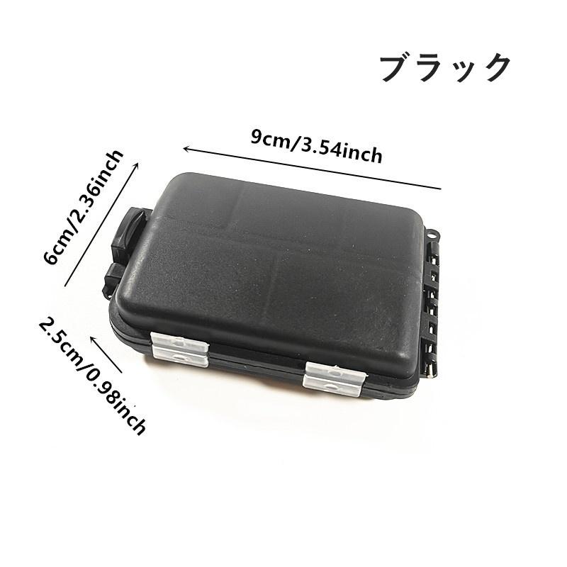 ルアーケース 収納ボックス 仕切り付き 釣り道具 小物入れ ジグヘッド