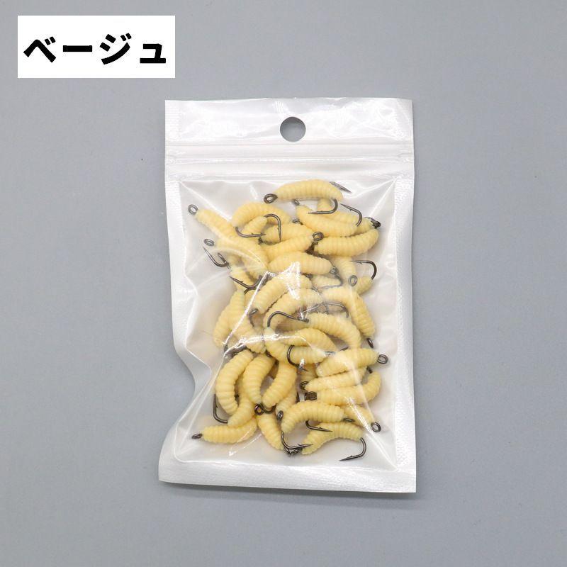 ソフトルアー 疑似餌 30個セット フック付き 釣り針付き 釣り用具 釣り