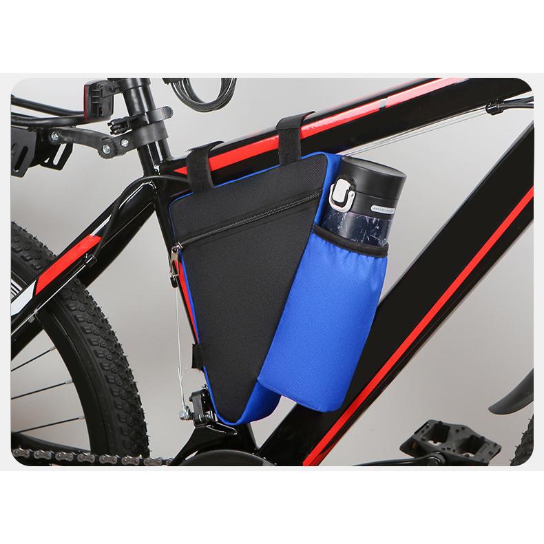 フレームバッグ ドリンクホルダー 自転車バッグ 三角バッグ 自転車