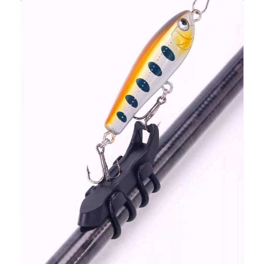 フックキーパー フックホルダー 単品 1個 ルアー用 リング付き 釣り具 