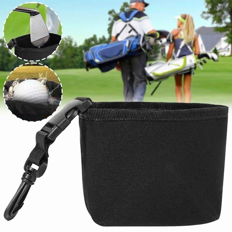 ゴルフクラブクリーナー ゴルフボールクリーナー ポーチ型 カラビナ付き スポーツ ゴルフ ボールクリーナー クラブクリーナー ボールタオル クラブタオ | plusnao | 04