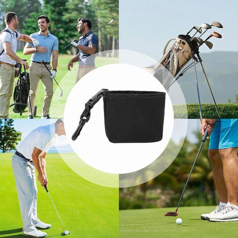 ゴルフクラブクリーナー ゴルフボールクリーナー ポーチ型 カラビナ付き スポーツ ゴルフ ボールクリーナー クラブクリーナー ボールタオル クラブタオ | plusnao | 06