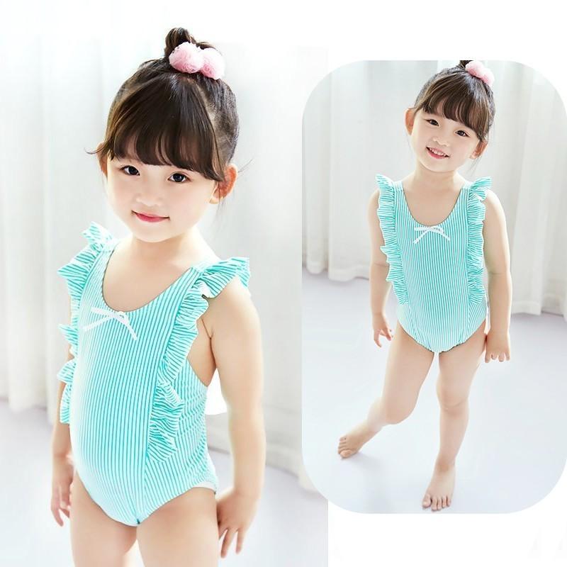 plusnao（プラスナオ） 子供用水着 女の子用 ワンピースタイプ