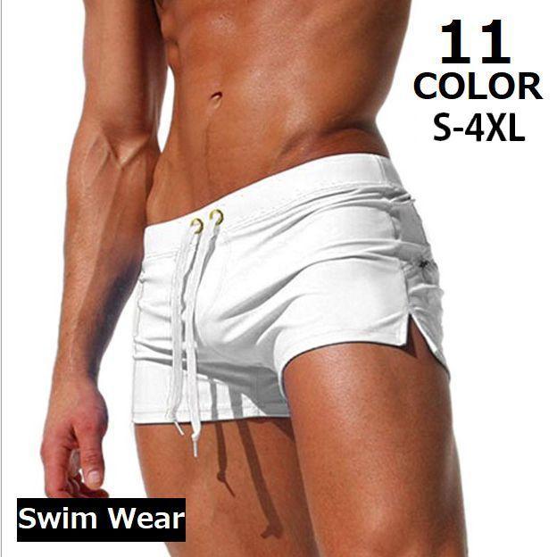 5%OFF 水着 メンズ XL スイムウェア 短パン ハーフパンツ メンズ 海パン 水着 黒 ブラック プール 海 夏