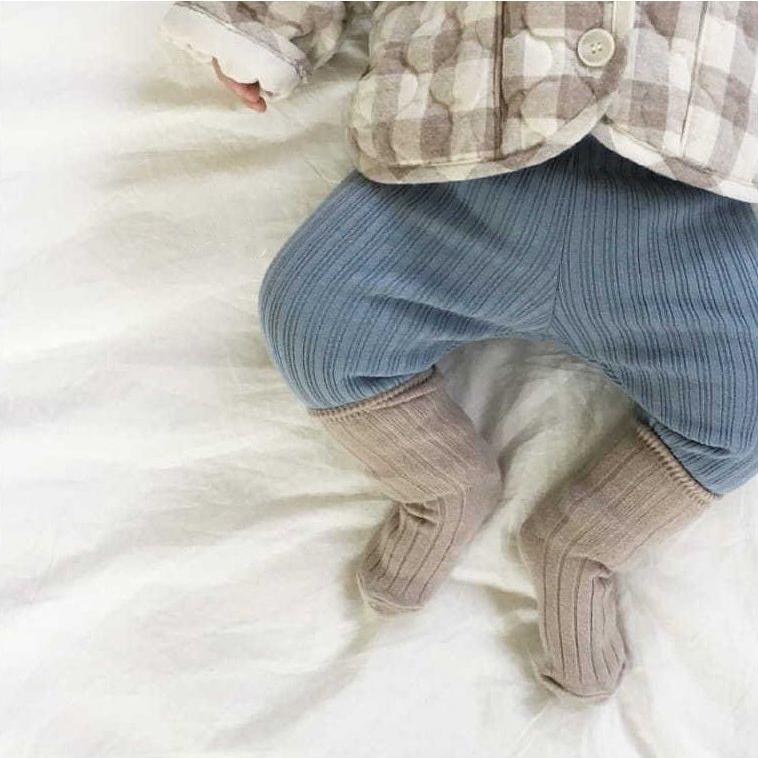 リブレギンス 子供服 ベビー 赤ちゃん 女の子 男の子 シンプル 無地 リボン ロングパンツ スパッツ レギパン レギンスパンツ 長ズボン ボトムス|plusnao|05