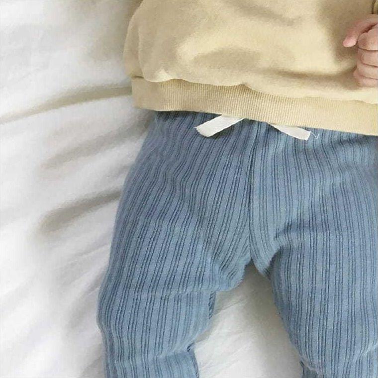 リブレギンス 子供服 ベビー 赤ちゃん 女の子 男の子 シンプル 無地 リボン ロングパンツ スパッツ レギパン レギンスパンツ 長ズボン ボトムス|plusnao|07
