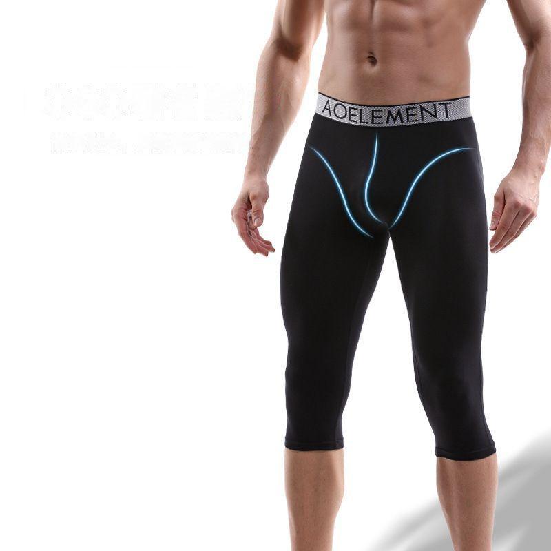Sale開催中 スポーツ用インナー スパッツ レギンス スポーツタイツ メンズ 男性用 七分丈 スポーツウェア ロゴ シンプル おしゃれ ジム 運動 トレーニング フ Whitesforracialequity Org