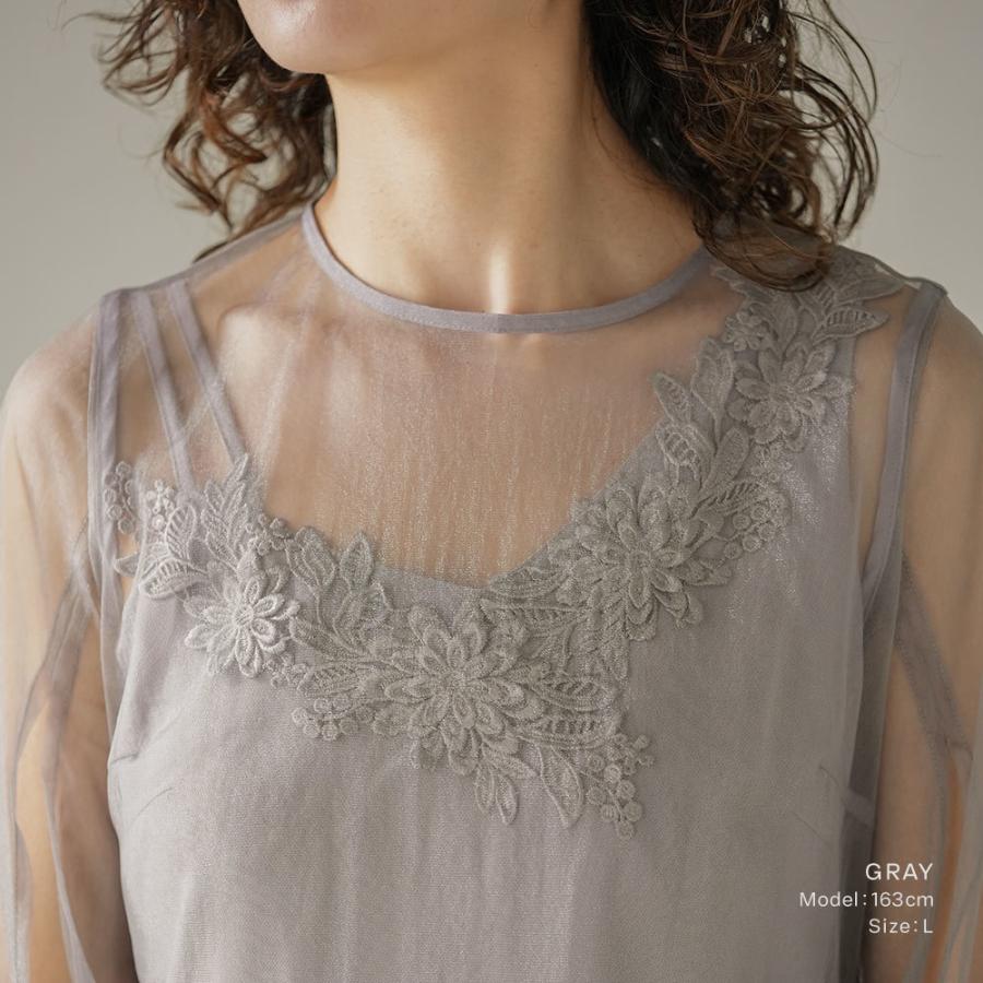 plusnao（プラスナオ） レイヤードセットドレス SOLBNA ソルビナ