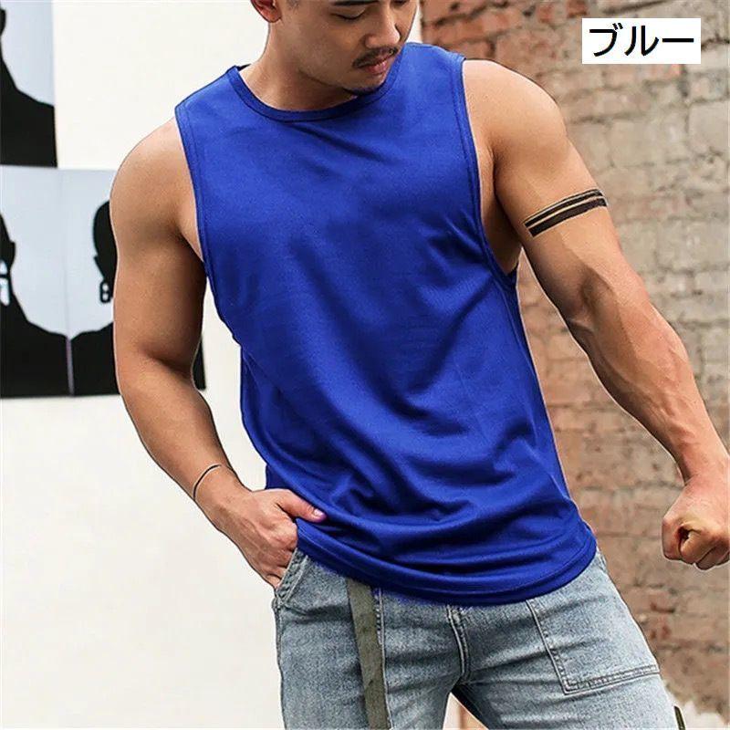 plusnao タンクトップ メンズ 男性用 トップス ノースリーブ