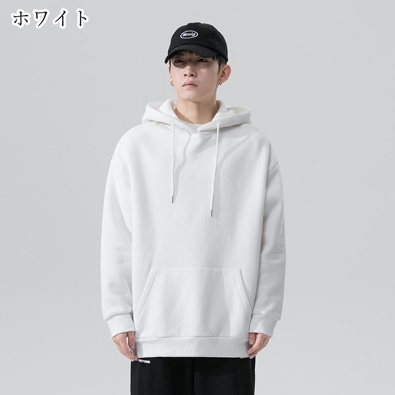 boohoo MAN★長袖 プルオーバー バックプリント パーカー★白★ Amazon.co.jp: [オフホワイト] パーカー メンズ 正規品 プル