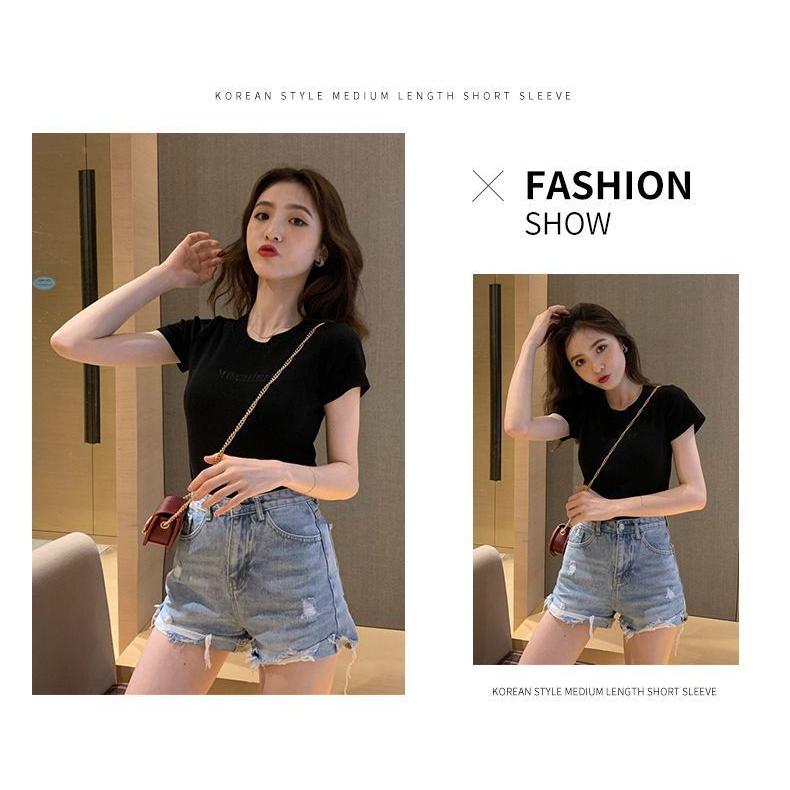 plusnao（プラスナオ） 半袖Tシャツ レディース トップス ロゴ 刺繍