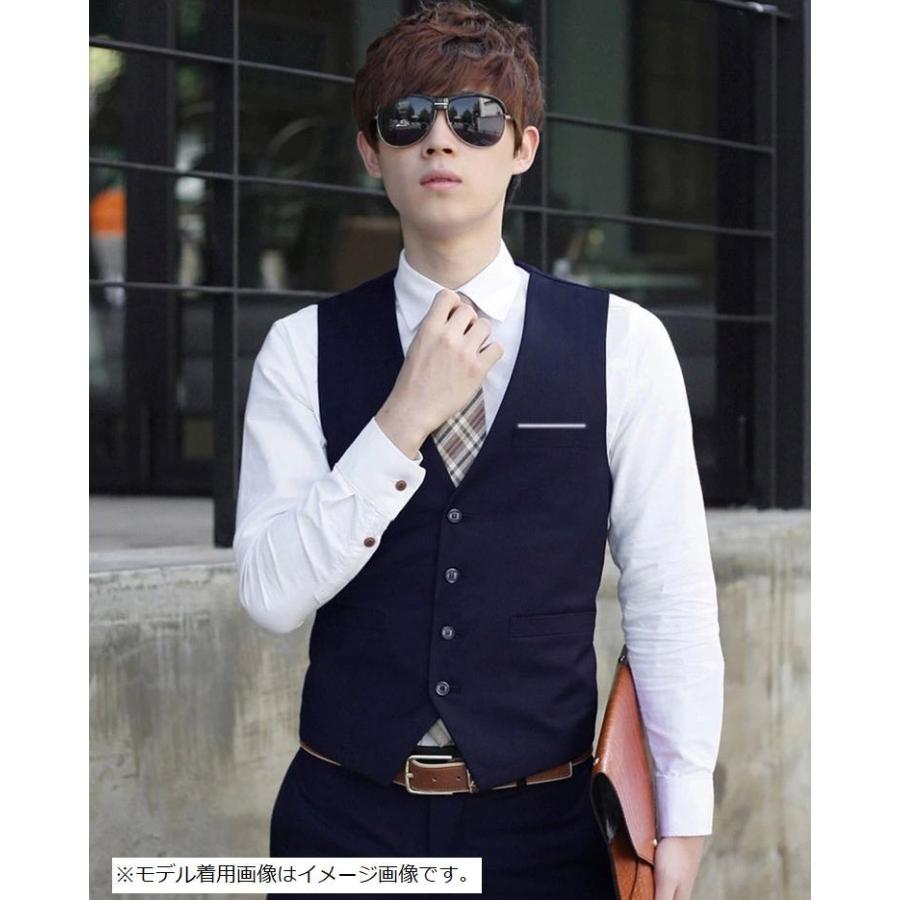 P.R.A.H. ホワイト スーツセット ベスト付き シングルブレスト Lサイズ BOYSHE Cool Summer Suit》シングルブレスト＆スリムスラックス
