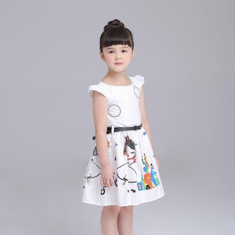 ワンピース 半袖 ショート丈 膝上丈 ベルト付き ファンタジー 背中ファスナー 子供服 女の子 ガール キッズ かわいい 可愛い おしゃれ カジュアル プラスナオ Paypayモール店 通販 Paypayモール