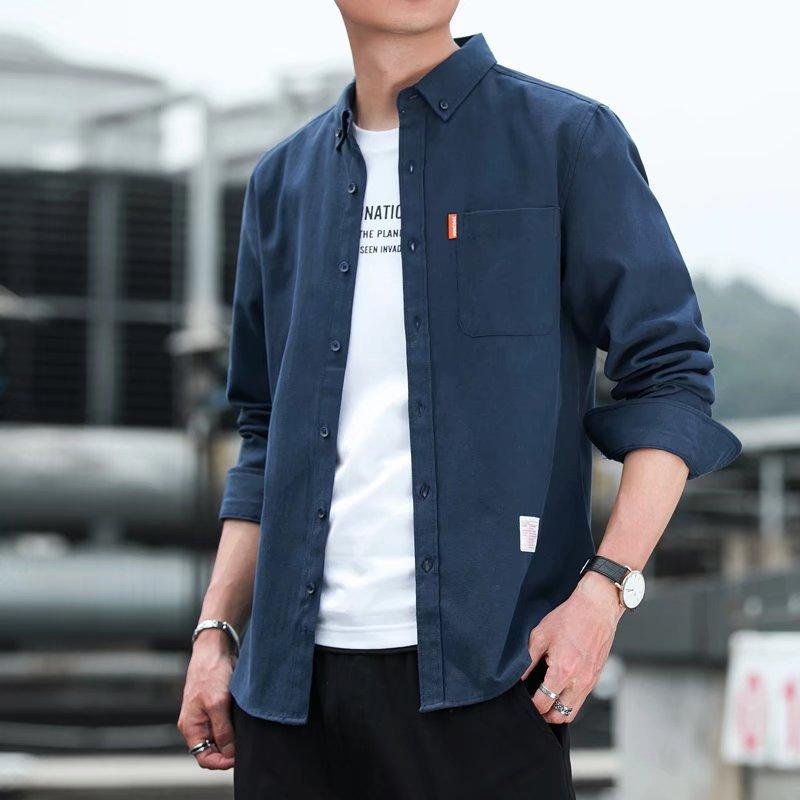 plusnao（プラスナオ） ボタンダウンシャツ カジュアルシャツ メンズ